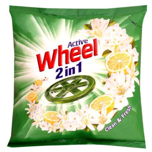 Active Wheel Lemon & Jasmine Detergent Powder 500 g